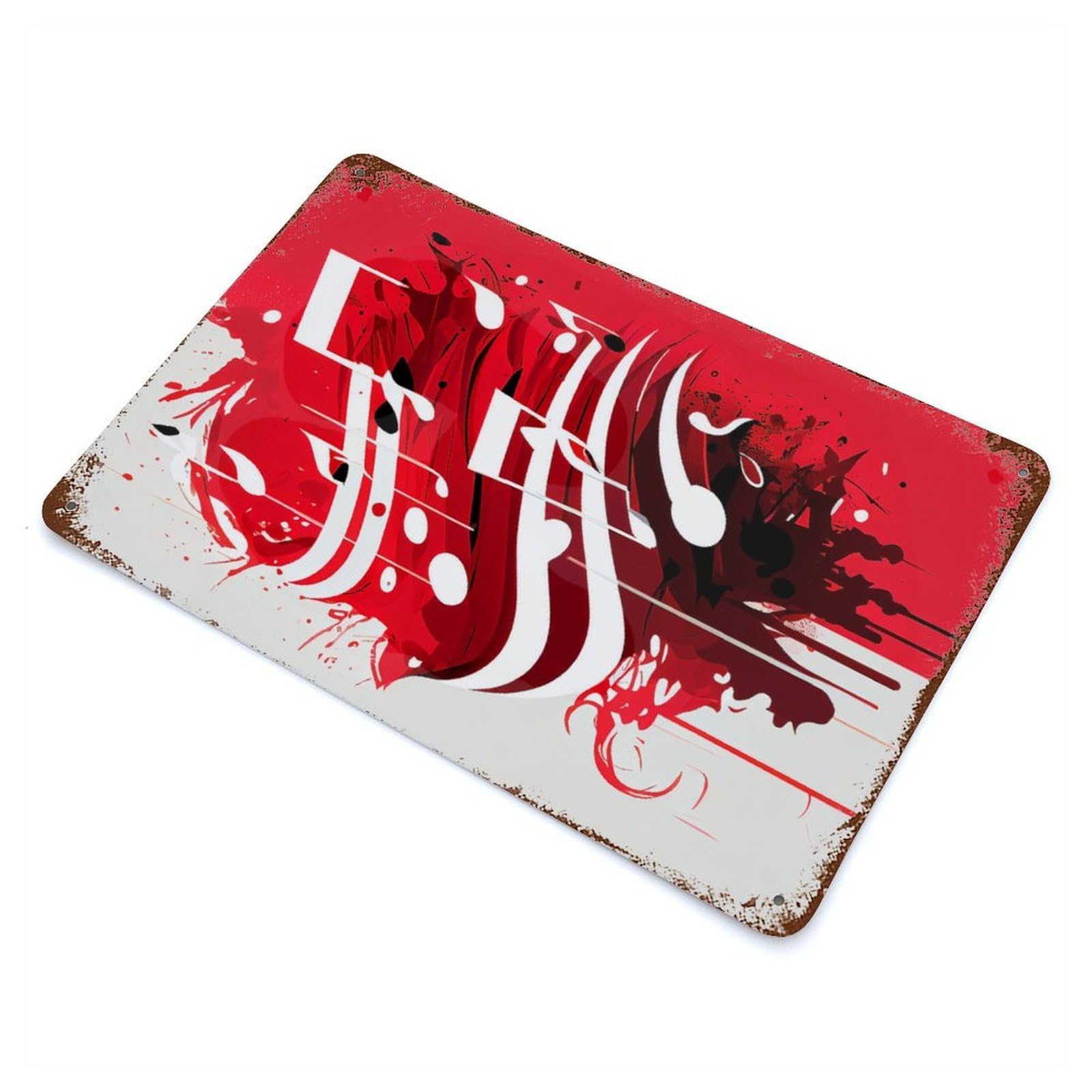 RED2 11.8"x7.9" Retro Metal Sign, Industrial Home Decor for Office, Studio And Wall Decor