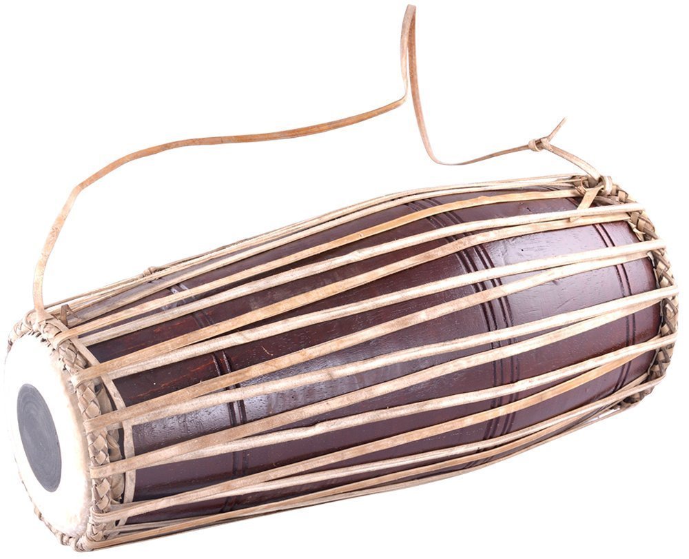 Musical Mridangam, Strap Tuned, Jackfruit Wood, South Indian Drum-picture-16