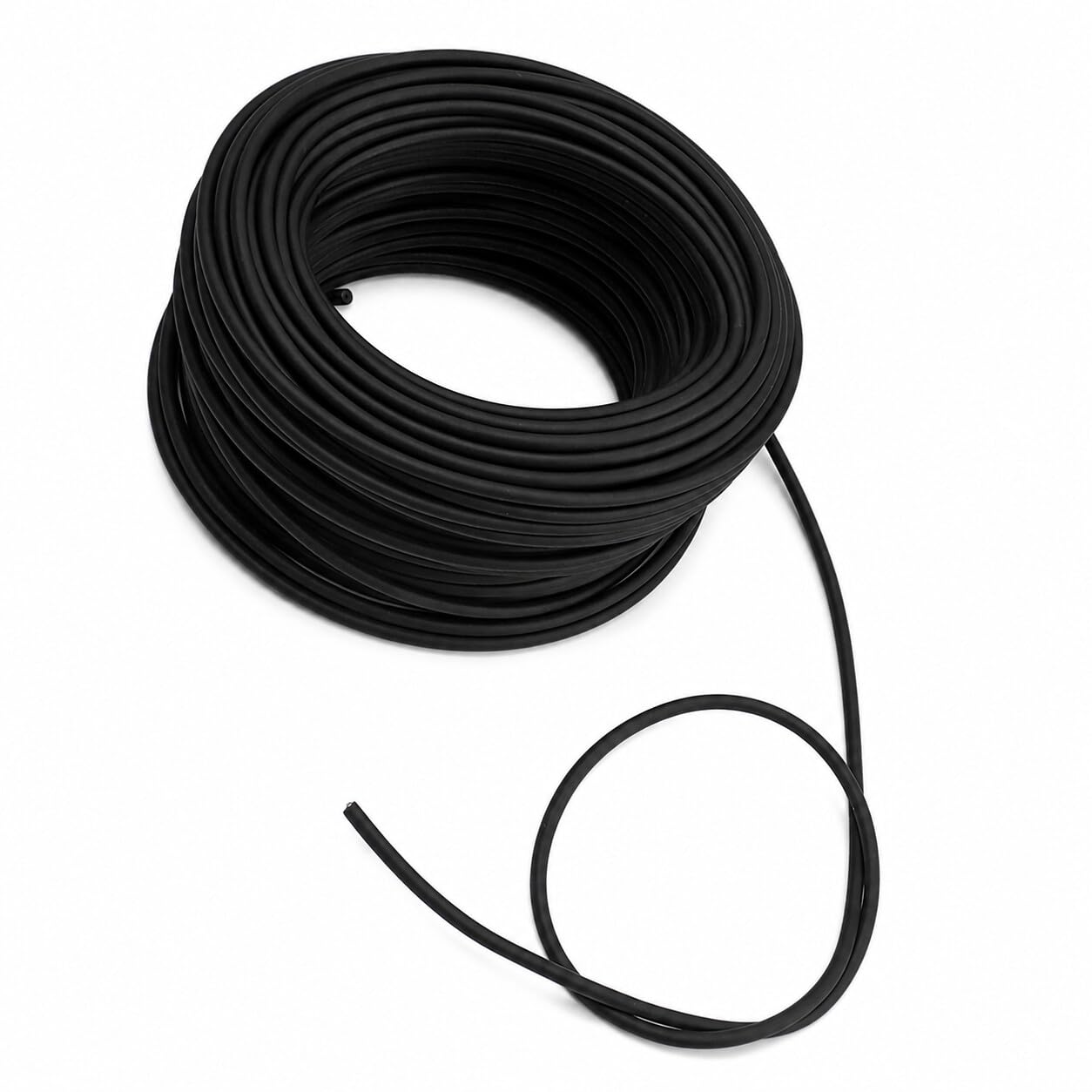 Alambre para Cerca Eléctrica, Cable Duro Subterráneo Aislado de 5 Mm Cable con Doble Aislamiento Cable con Núcleo de Alambre para Cerca Eléctrica Subterránea, Enrollado en