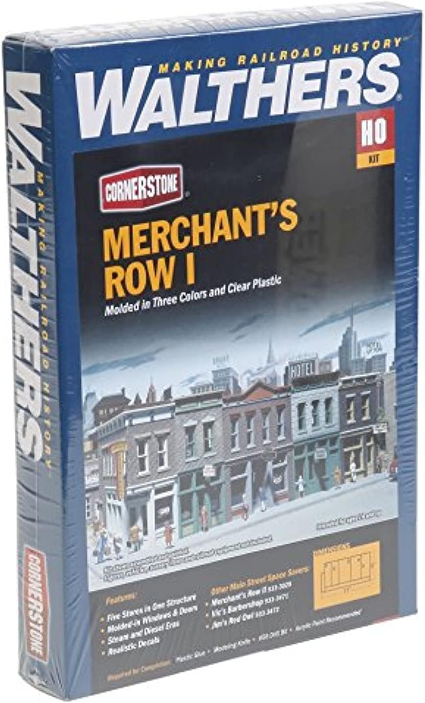 Cornerstone Walthers Series Kit HO Scale Merchant's Row I