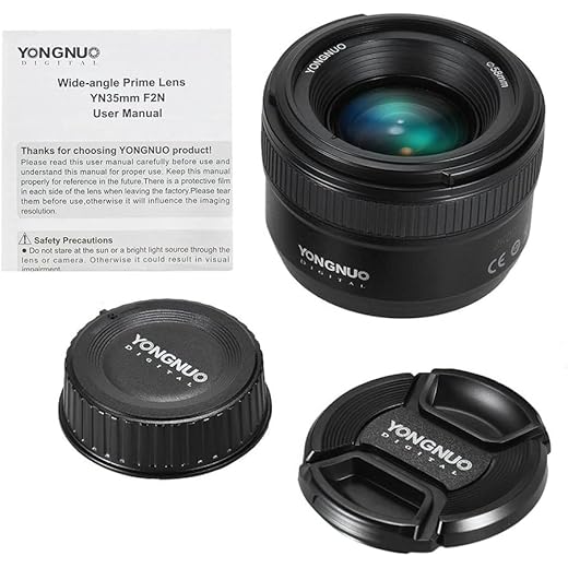 YONGNUO YN35mm F2N Prime Lens for Nikon