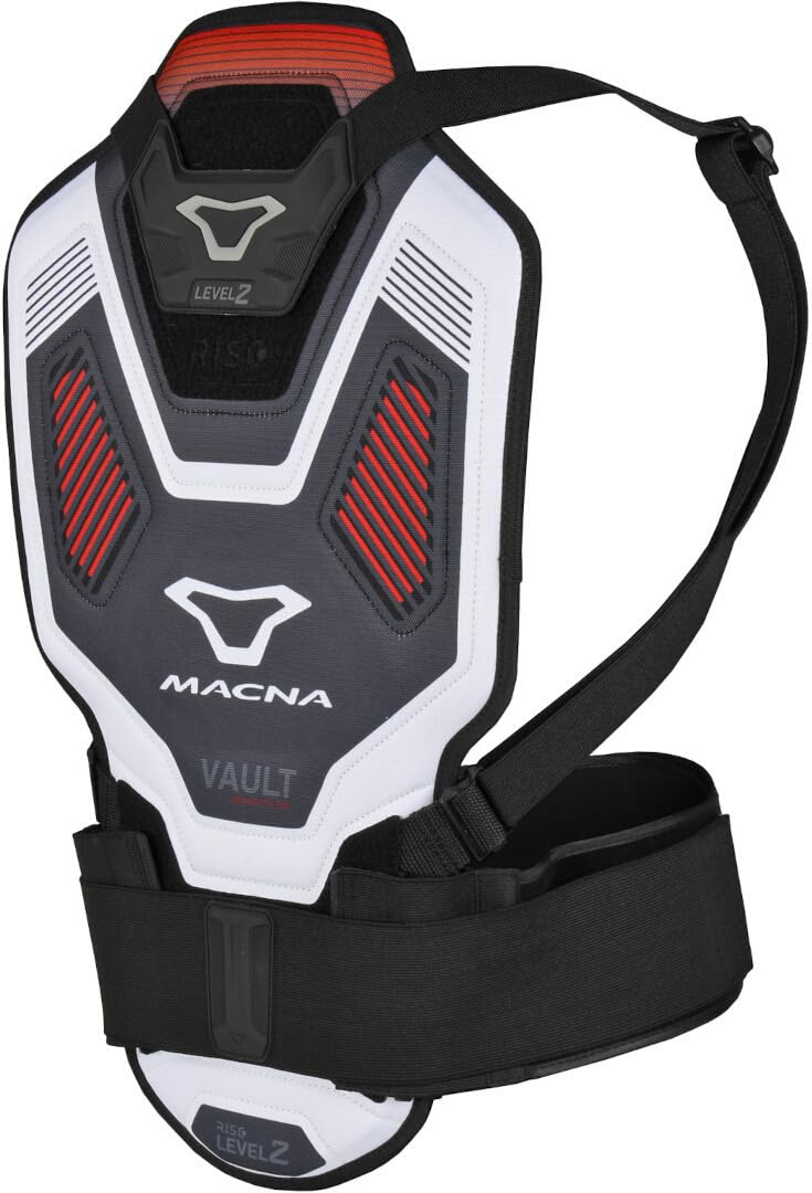 Macna Vault Paraschiena, nero/bianco, S