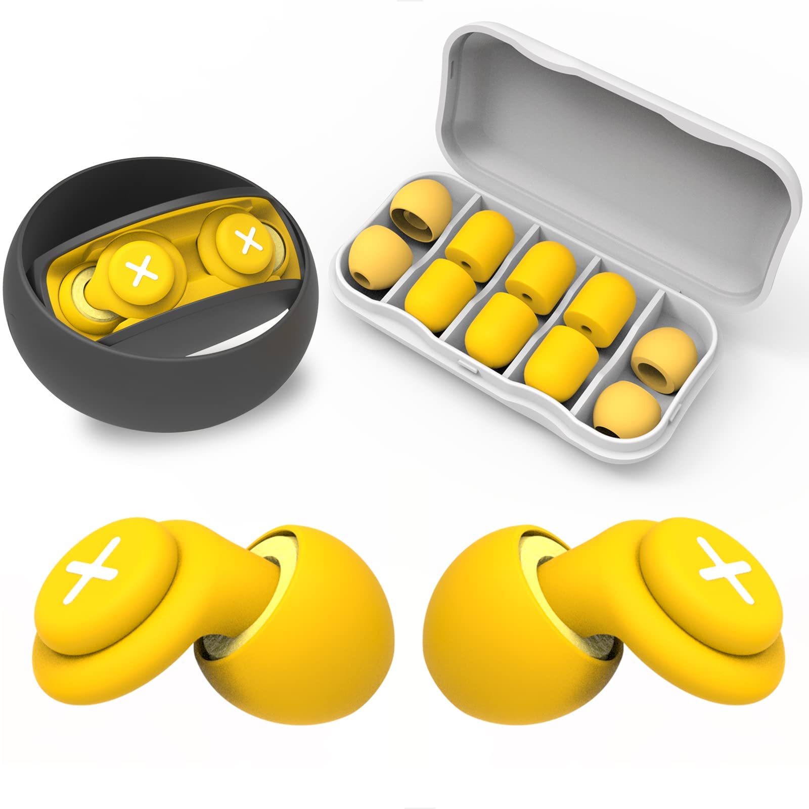 MAKINGTEC Noise Reduction Ear Plugs-40 dB, Yellow