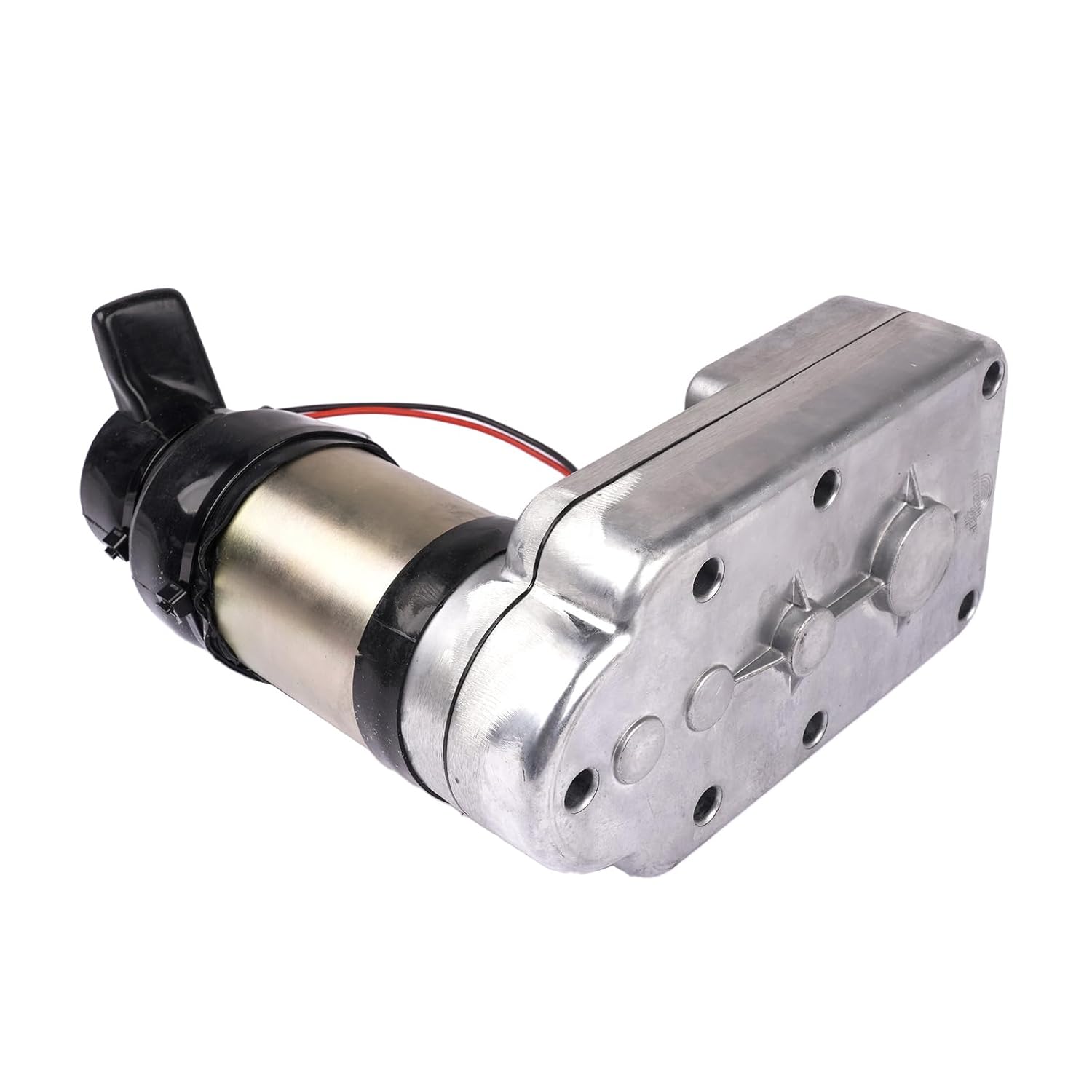 386198 12V Left Side Jack Leveling Motor Assembly Compatible with Lippert Power Gear Electric Leveling System, RV Leveling Motor Replacement