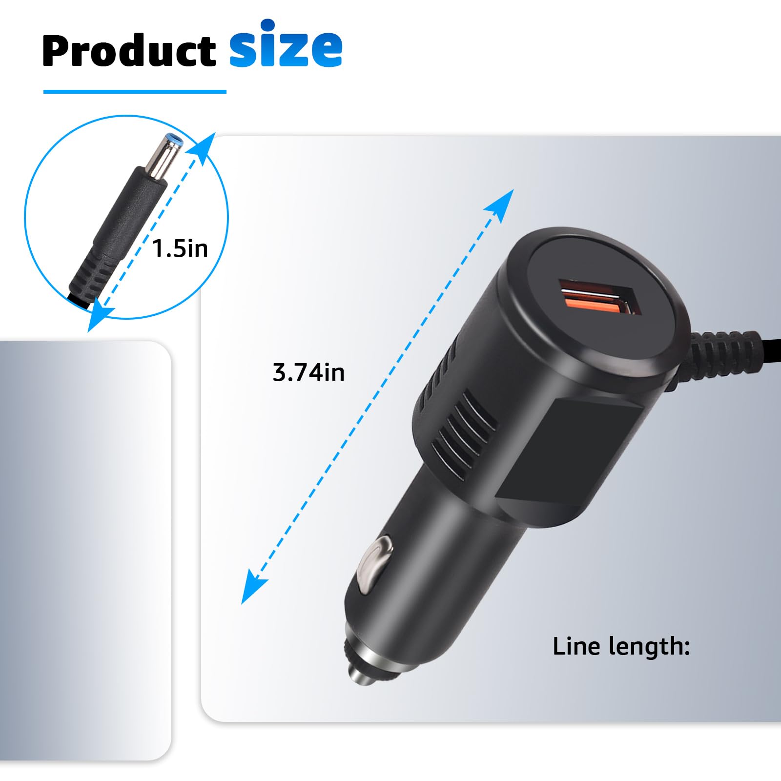 Cargador de coche de 5 V con puerto USB para Rand McNally GPS, compatible con TND Tablet 85, TND 740,750, OverDryve 7, 8 Pro y sistemas GPS de camión RV - Incluye adaptador de CA de repuesto magnético