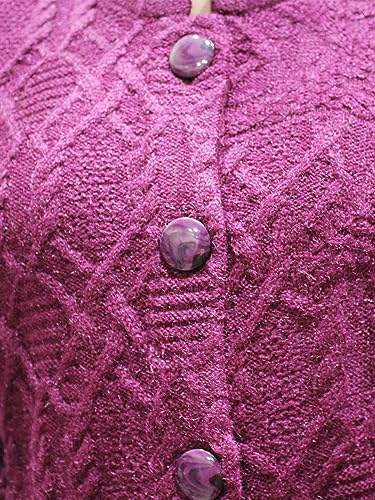 Image of HAUTEMODA Women's Wool Banded Collar Cardigan