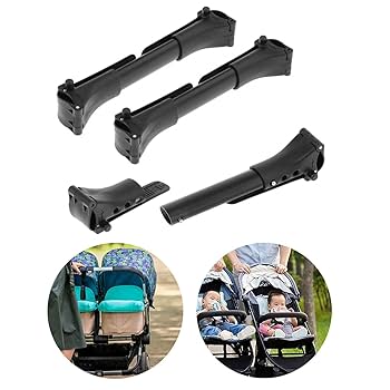 Stroller Caddy Alipis 3pcs Stroller Connectors Pushchair Connector For Twin Pram Cart Booster Seat For Eating