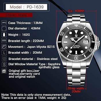 Amazon | パガ－ニデザイン メンズ腕時計 日本製 ムーブメント