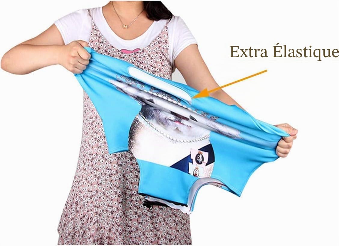 3D Housse de Valise Elastique, DOTBUY Réutilisable Anti-rayures Lavable Bagages Étui Protéger Coffre Voyage Trolley Zippé Résistant Robuste Couvre Protection