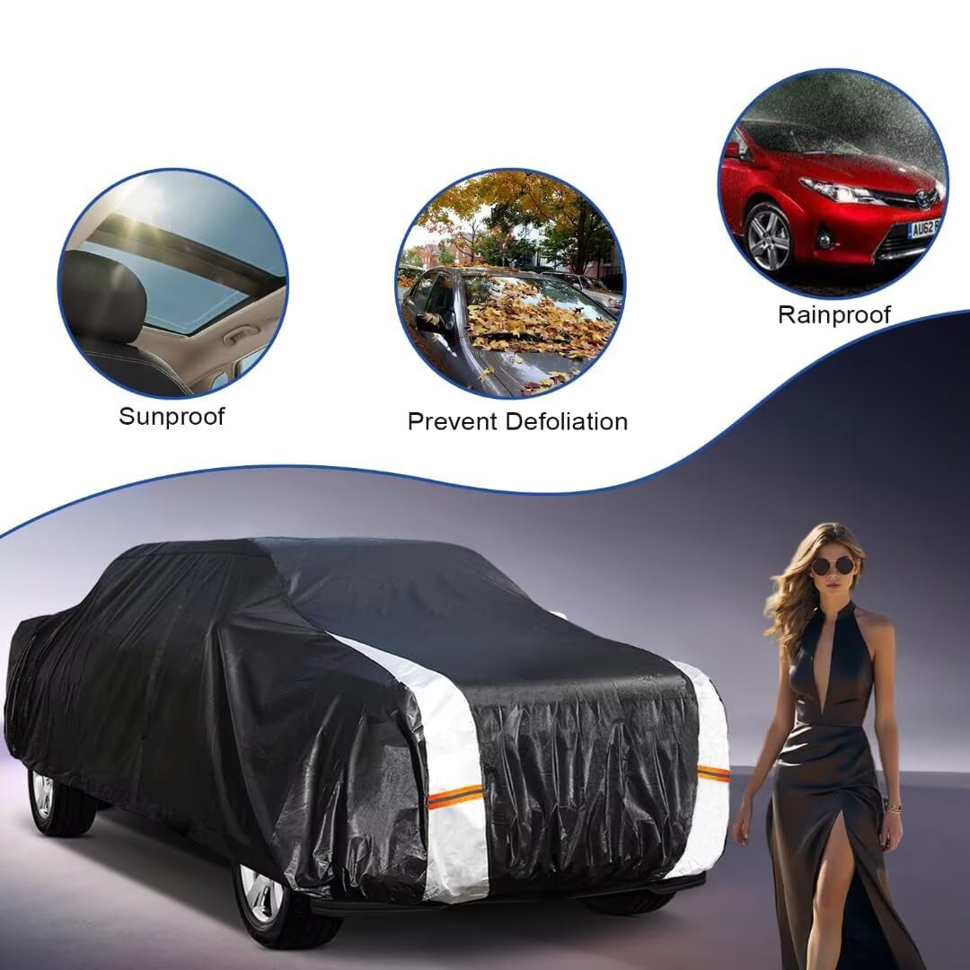 Ford F250 Truck Cover Custom Fit 2001-2026 Crew Cab Short Bed (6.8