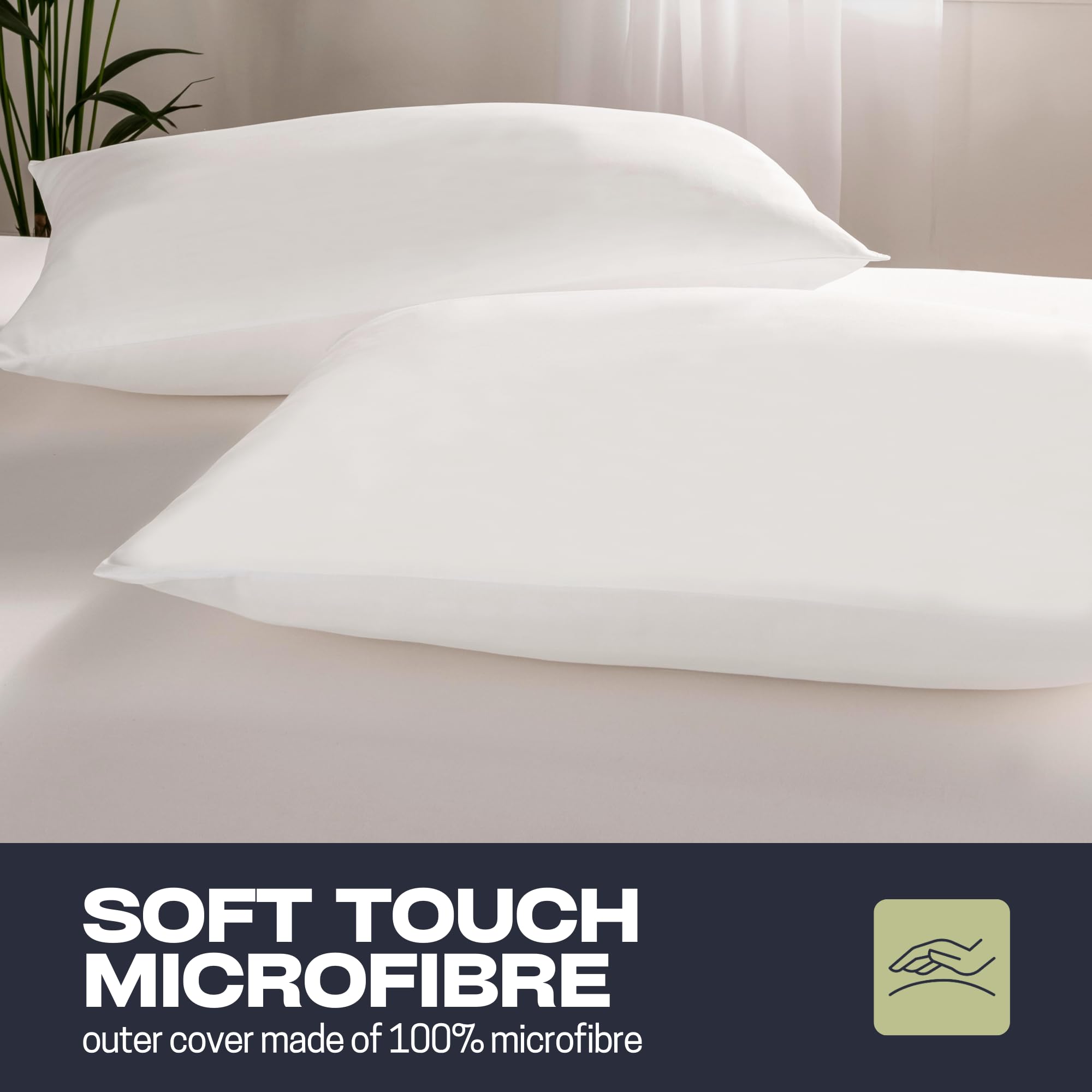 Cuscini Lavabili A Macchina 2 Cuscini Trapuntati Lavabili - Microfibra Ipoallergenica, Per Letto O Divano Cuscini Per Letto E Divano Decorativi