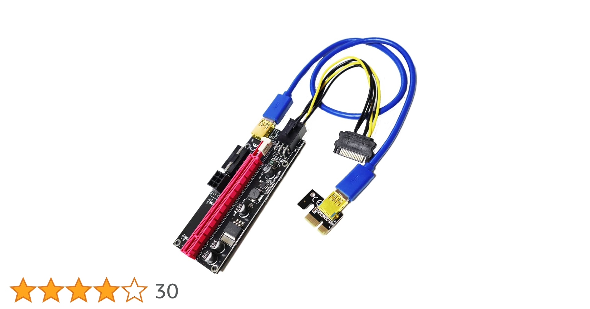 【マイニング用】1200W電源+ライザーカード等　動作確認済み 61hiyFws6EL.jpg_BO30,255,255,