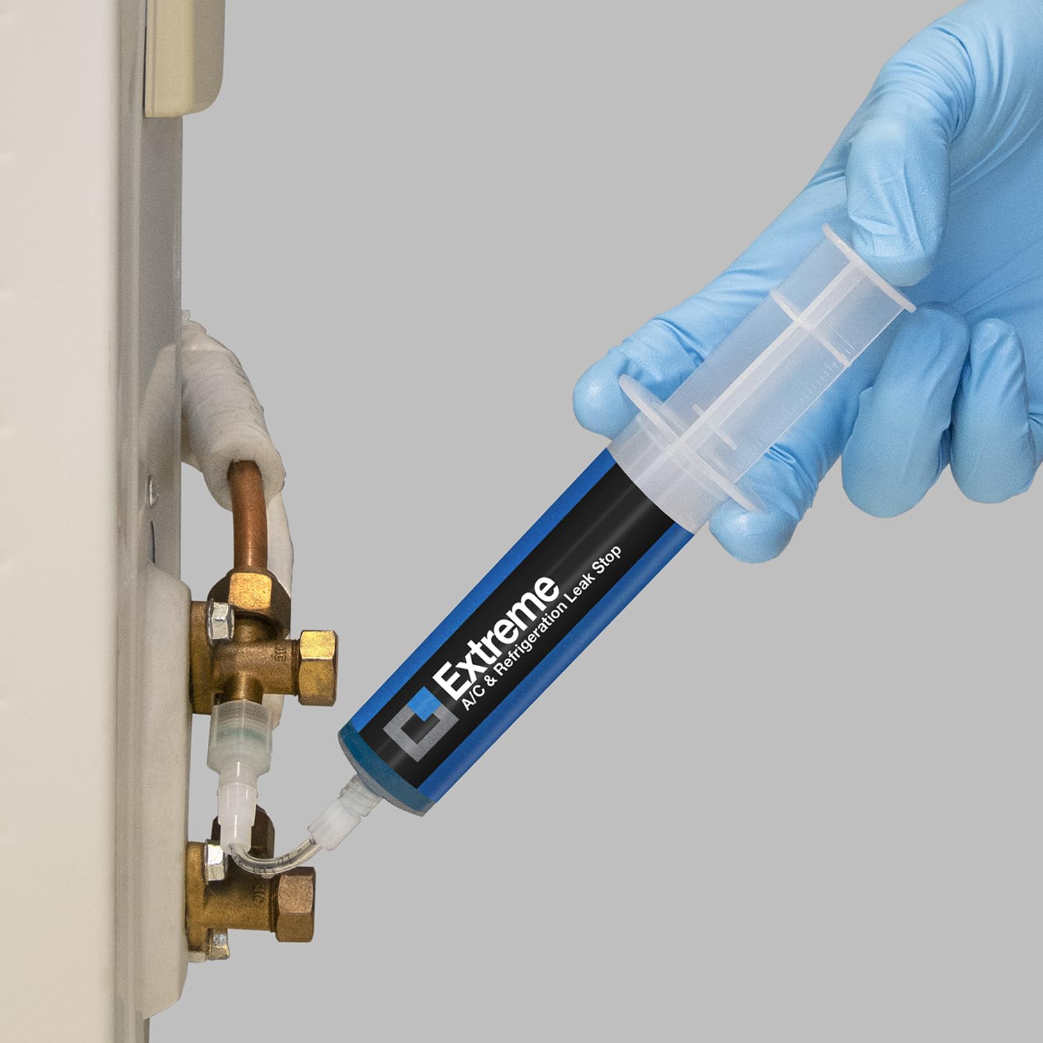 ERRECOM Extreme - 30 ml, Turafalle per Impianti di Climatizzazione e Refrigerazione, Include Adattatore 5/16 SAE (per R410a, R32)