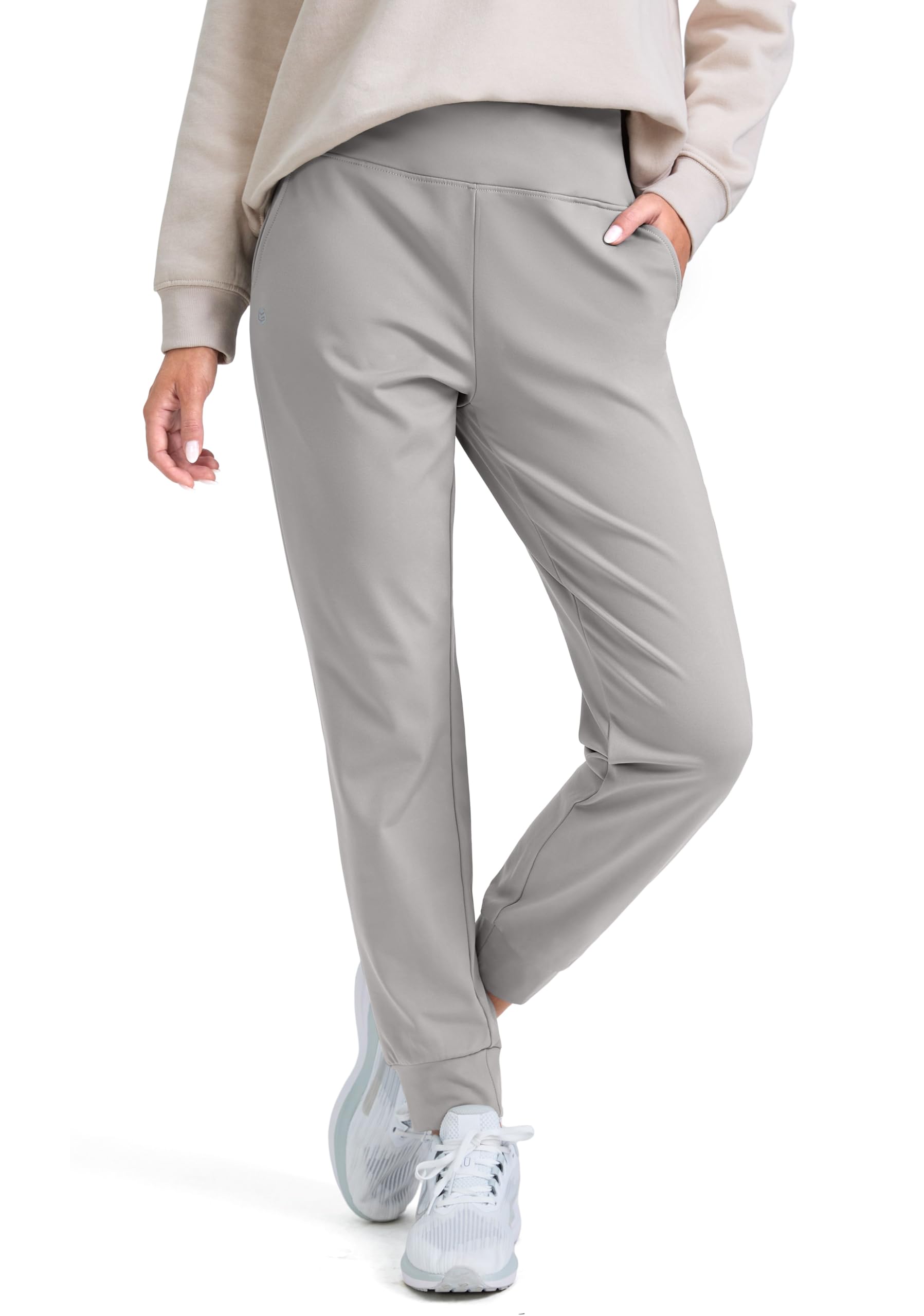 G Gradual Women's Fleece Lined Joggers High Waisted Thermal Winter Pants