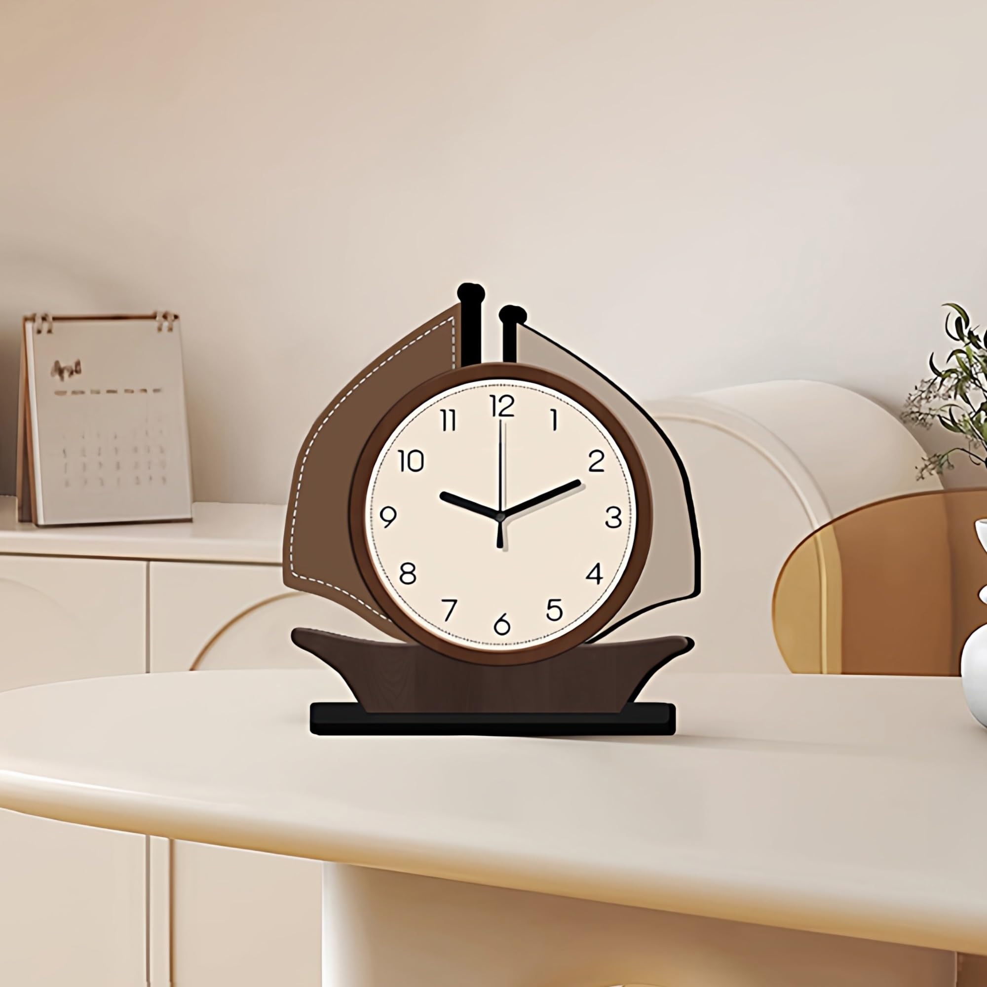 Décorative Horloge de Salon, Horloge Bureau, Pendule, Table pour Bureau Chambre Table