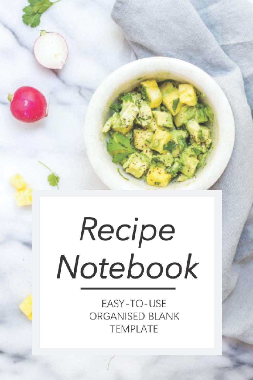 Recipe Notebook: Easy-To-Use Organised Blank Template | Kitchen Recipe, Journal Cookbook, Cookbook Family, Recipe Book, Mom Gift, , Family Cookbook, Family Recipes, Recipe Book Housewarming