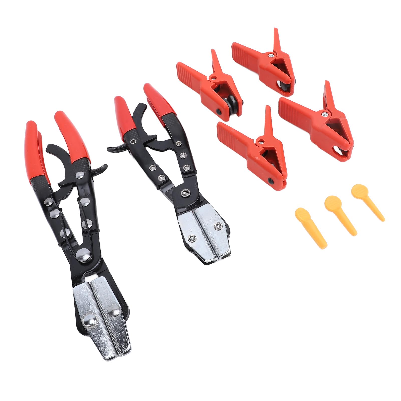 Juego de alicates de manguera de metal, herramienta multifunción fiable para el mantenimiento de refrigeradores y tuberías de combustible, 20,3 cm y 25,4 cm
