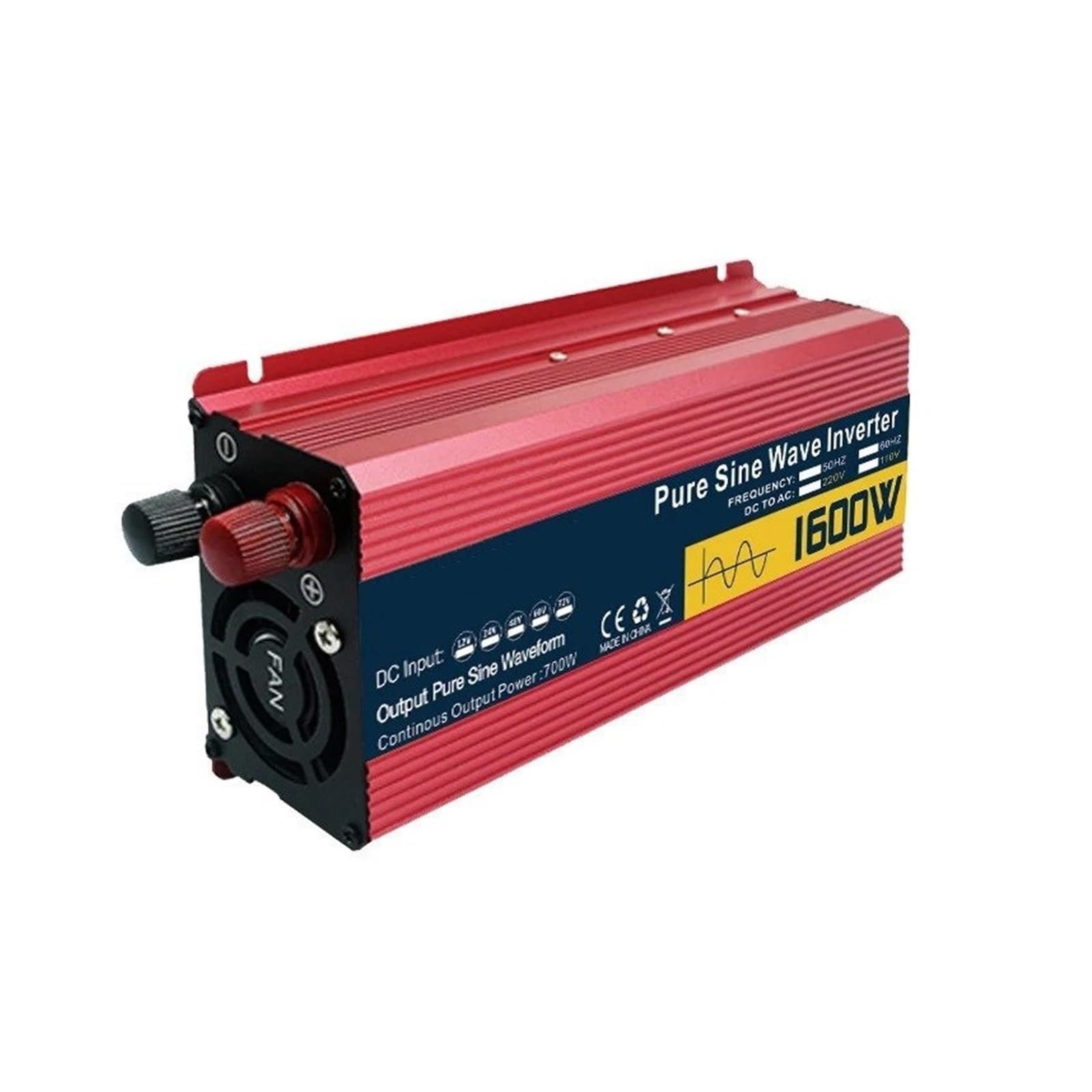 Convertidor Coche Onda Sinusoidal Pura 1600 W 2200 W 3000 W Transformador Potencia 12 V 24 V 48 V 60 V A CA 110 V 220 V 50 Hz 60 Hz Convertidor(48V,240V 60HZ,1600W)