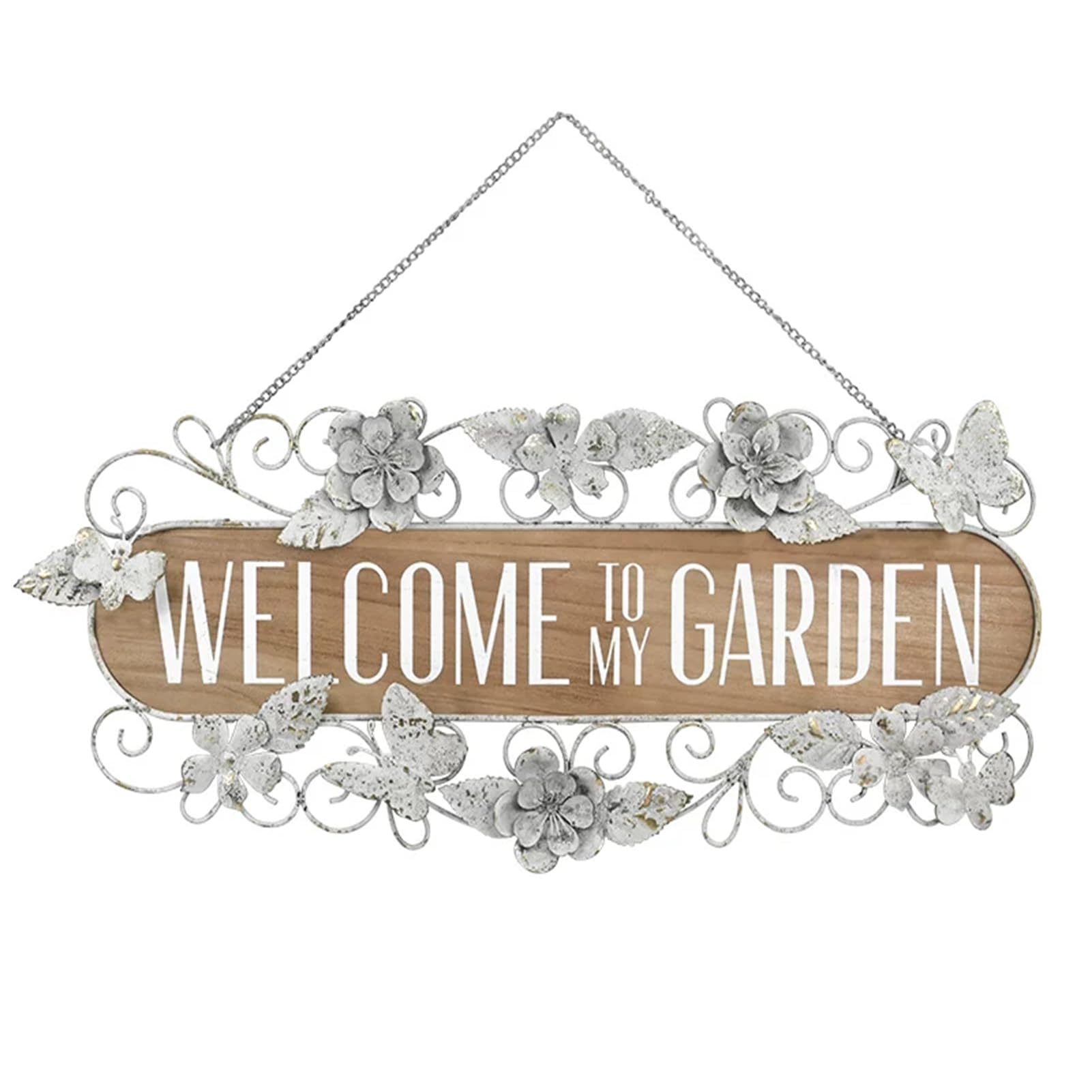Cartello di Benvenuto Cartello per Casa Cartello Decorativo Cartello per Giardino Cartello per Cortile,A