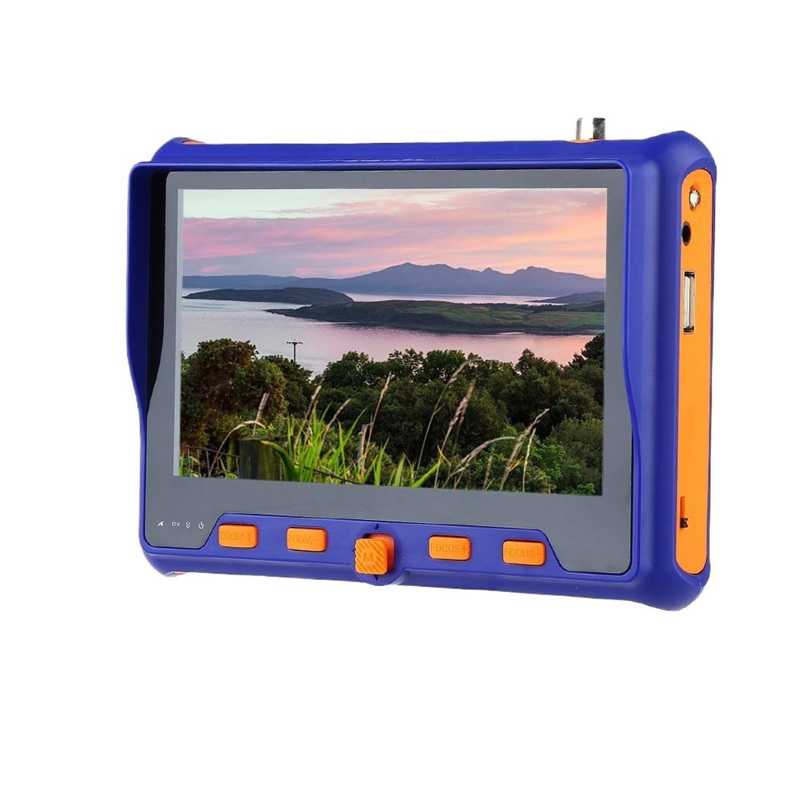 CCTV Tester, 4in1 5" Tester Monitor 2MP CCTV Camera PTZ Test TVI CVI AHD VGA CVBS Video Cable Testing HD 1080P