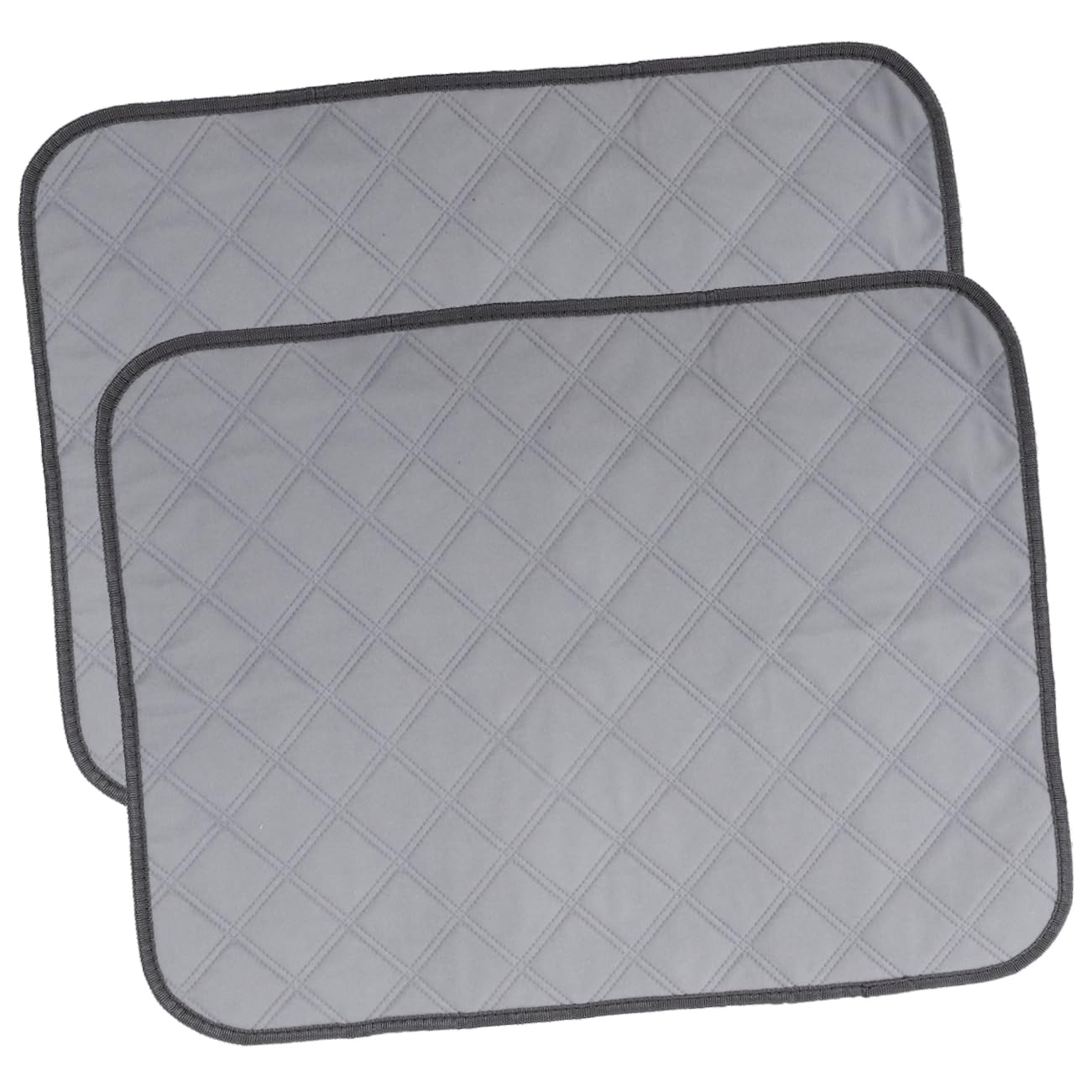 GRIRIW 2Pcs Washable Guinea Pig Pee Pads Reusable Animal Cage Liners for Hamsters Ferrets and Bunnies Absorbent Breathable and Compact Design