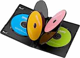 Amazon.co.jp: サンワサプライ DVDトールケース(6枚収納・10枚