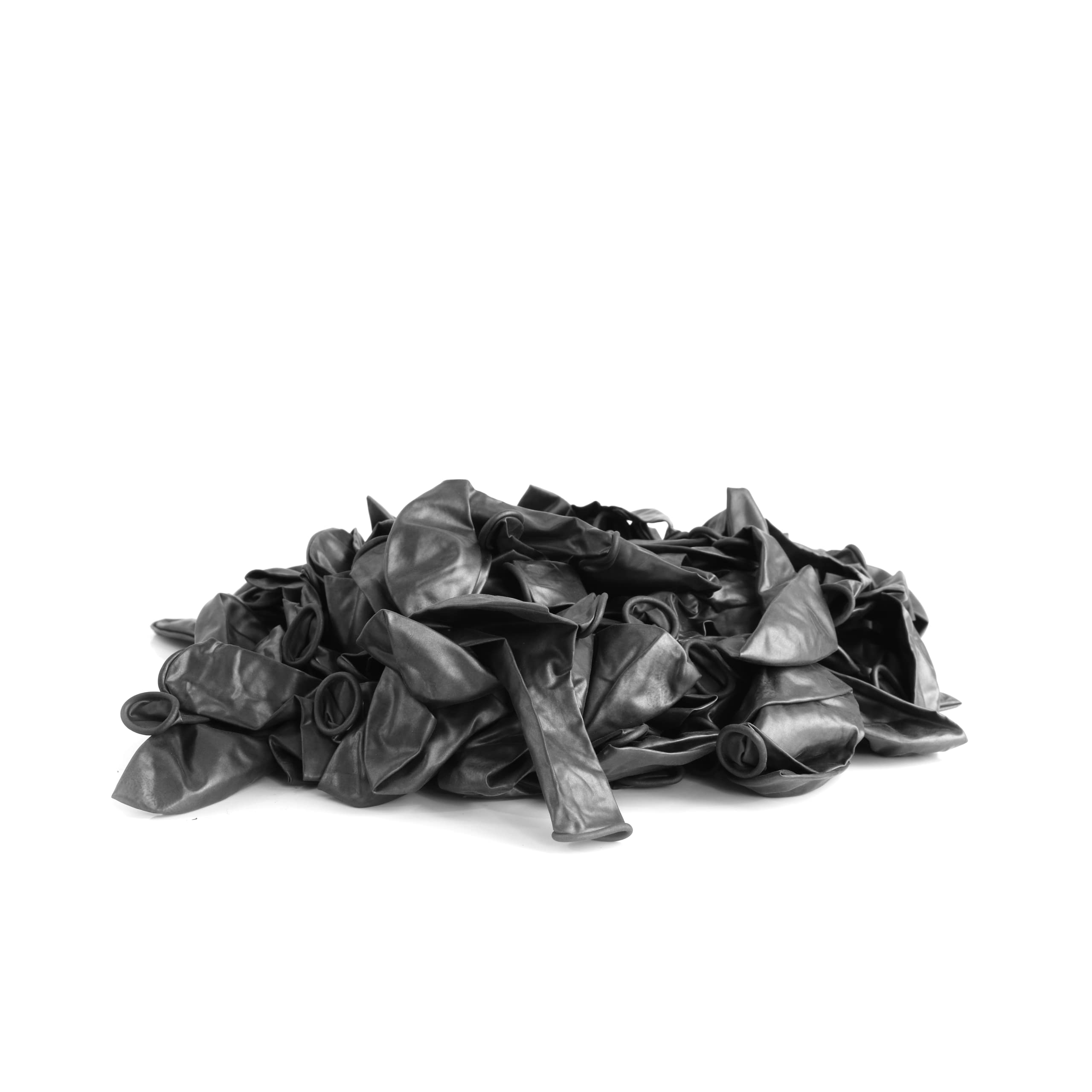 Lateksowe balony imprezowe - opakowanie 2540 - 18 cm metaliczne czarne lateksowe balony - idealne dekoracje imprezowe wesela wieczór panieński obchody Nowego Roku