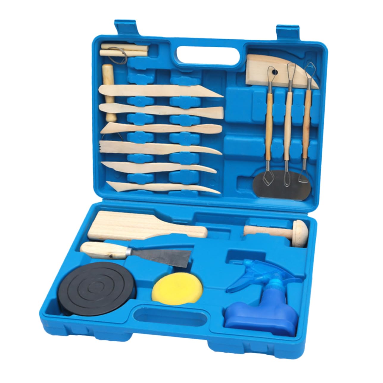 SEWACC 19piezas Kit Completo De Herramientas De Arcilla Instrumentos Para Figuras Auxiliares Para Modelar Barro
