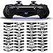 BAAQII 40PCS LED-Lichtleiste Cover Decal Haut Aufkleber für Playstation 4 PS4 Controller