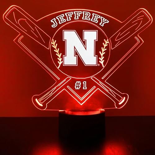 MMS - Lámpara de luz nocturna LED deportiva personalizada con el nombre o logotipo de tu equipo de fútbol de secundaria control remoto con 16 MMS - Lámpara de luz nocturna LED deportiva personalizada con el nombre o logotipo de tu equipo de fútbol de secundaria control remoto con 16