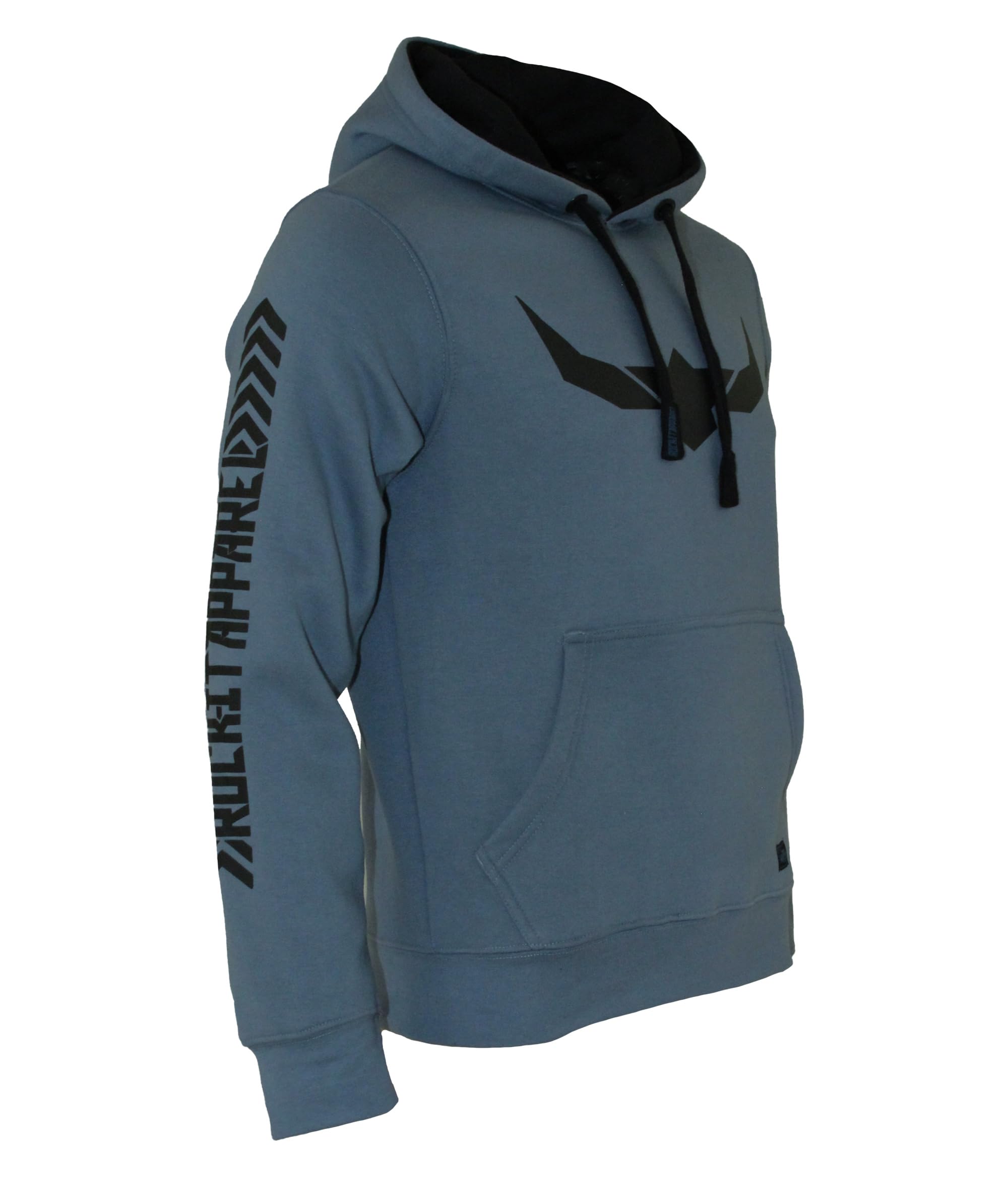 ROCK-IT Apparel Bluza z kapturem dla mężczyzn – miękka tkanina najwyższej jakości – bluza z nadrukiem logo w stylu miejskim [rozmiary S-5XL] z kieszenią typu kangurka