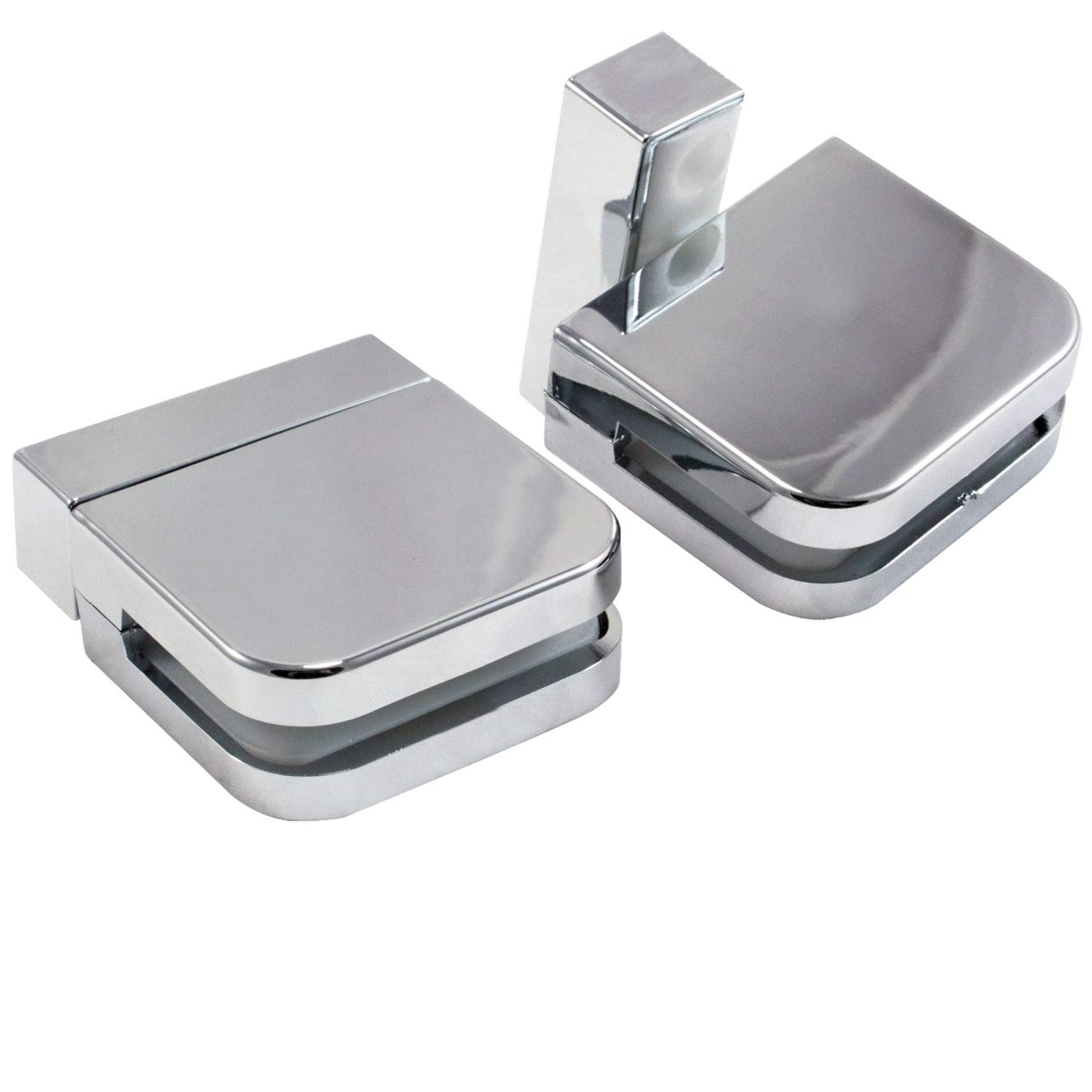 Di Vapor Not Specified (R) Plastic Glass Shower Door Pivot Hinge For 6Mm Glass Clamp (Pack Of 2 Hinges)