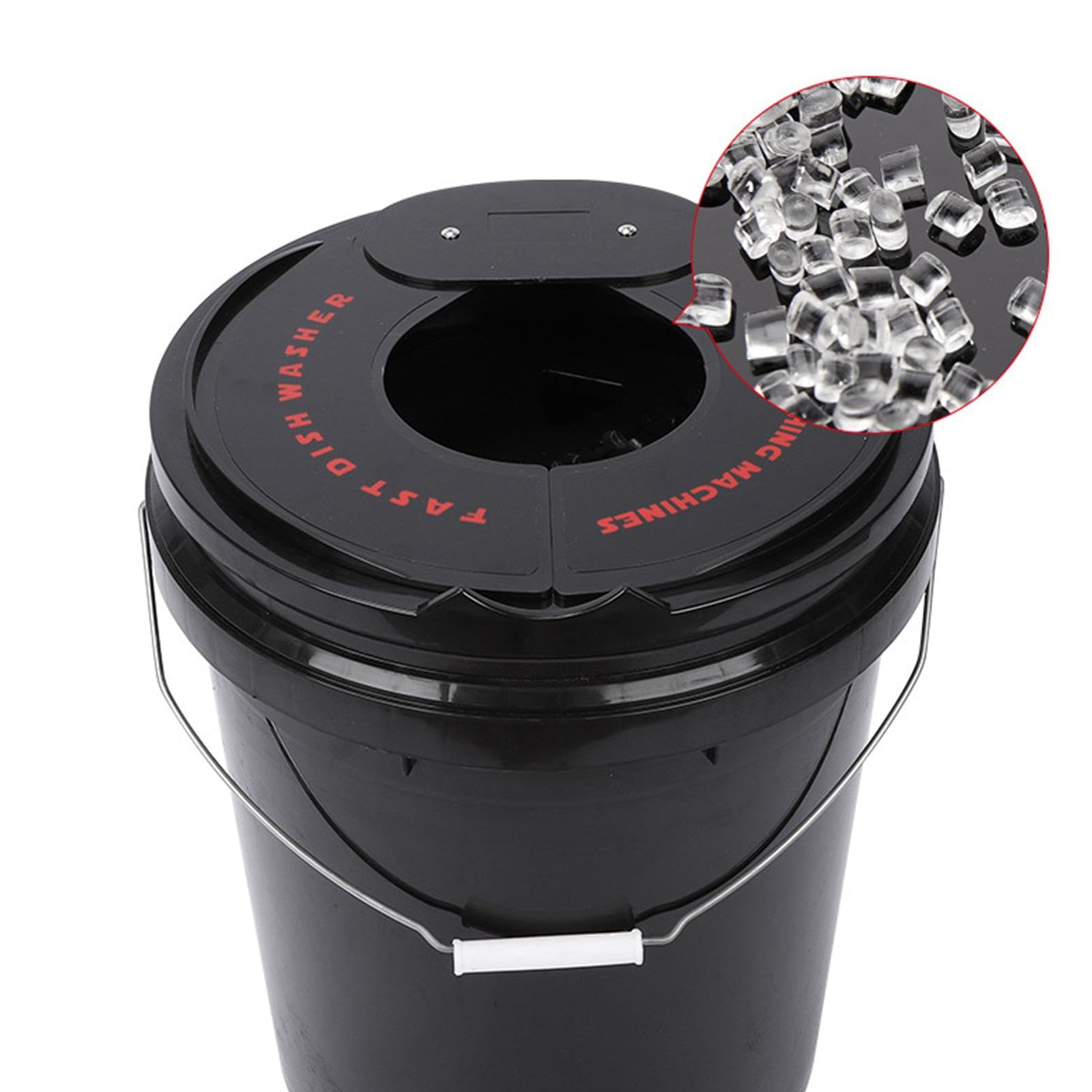 Almohadilla de Pulido automático, Herramientas de Lavado, Cubo pequeño, Limpieza portátil automotriz, Lavado para Almohadillas de Espuma, Almohadillas