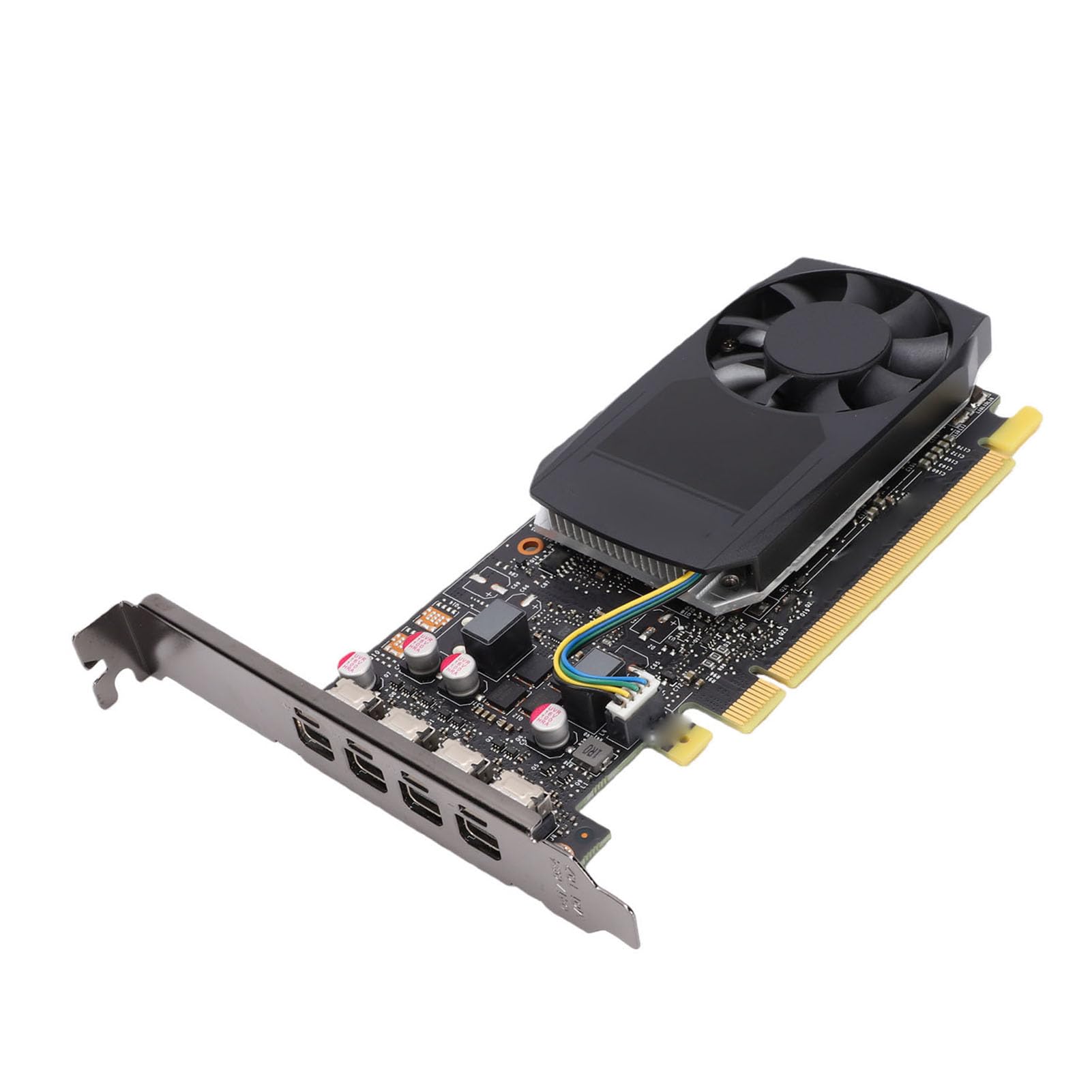 P1000-Grafikkarte 4 GB GDDR5, 640 -Kerne, 4 X DisplayPort 4K-Workstation-GPU, Low Profile 47 W für 3D-Modellierung, Rendering, CAD