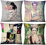 Größe: 45 x 45 cm. Es ist perfekt geeignet für 48,3 x 48,3 cm oder 50,8 x 50,8 cm. Dann wird das ganze Kissen voll und flauschig. Wenn Sie 45,7 x 45,7 cm Einsatz verwenden, werden die Kissen flach sein. Es hängt davon ab, was Ihnen gefällt