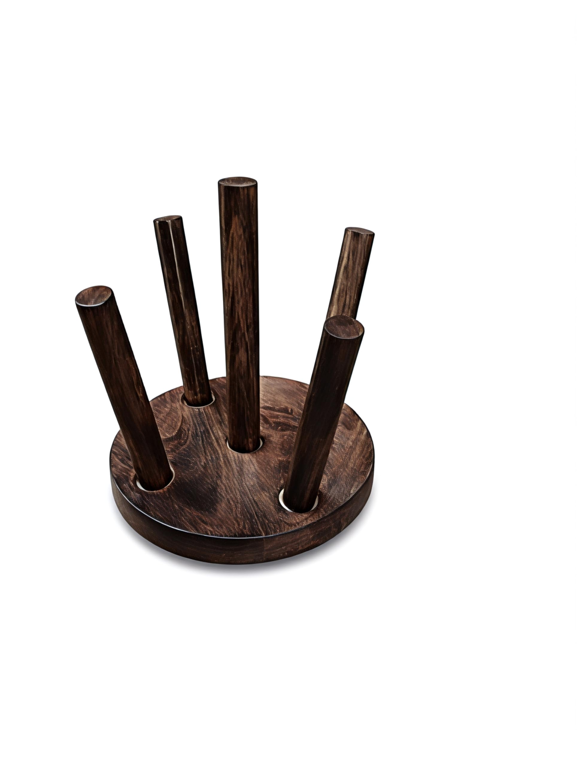 Wooden Glass Holder - Stylish Stemware Rack -4