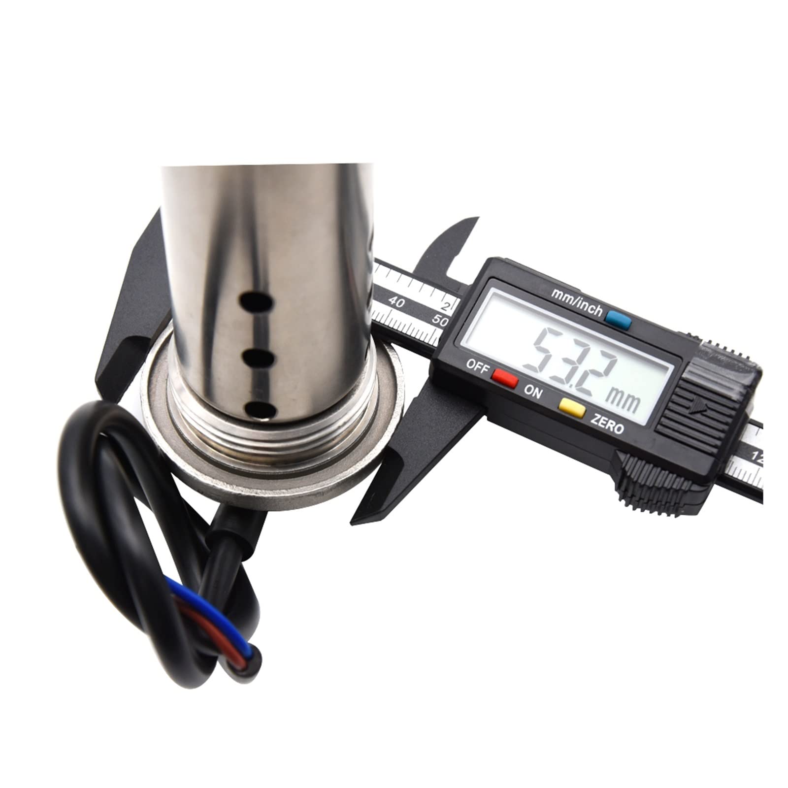 Czujnik poziomu cieczy, Czujnik poziomu ścieków 52mm wskaźnik dla łodzi morskiej samochód nadawca instalacja zbiornika wody RV(500mm-240 ohm)
