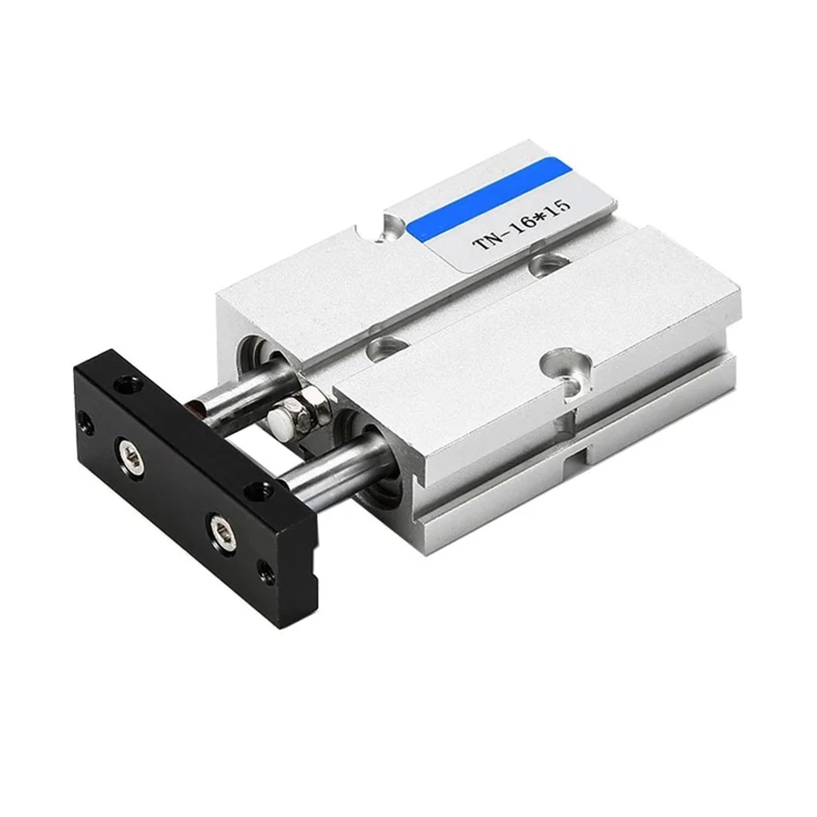 Vérin pneumatique TN 32mm course 30mm double tige liaison alu