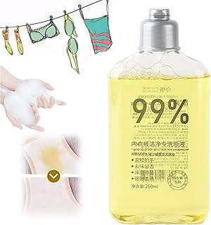 99% Period Panty Cleaner, Underwear Laundry Detergent Liquid, Underwear Cleaner Blood Remover, Laundry Detergent For Washing Underwear, Maintain Underwear Freshness (Yellow)