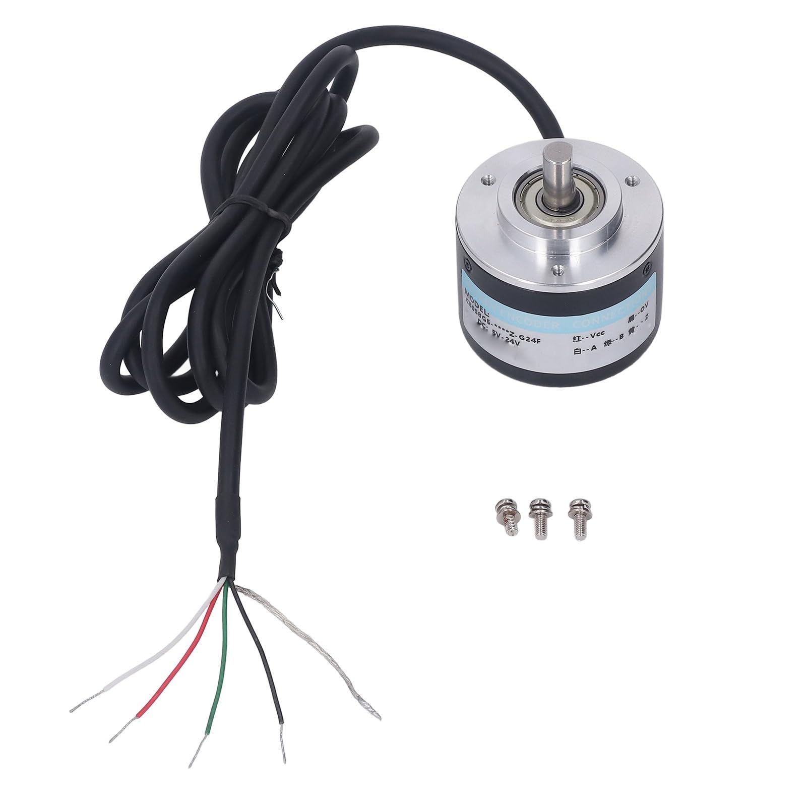 Drehender inkrementaler Encoder, 2-phasiger Encoder mit 50 mm Außendurchmesser und Gehäuse aus Edelstahl, Push-Pull-Ausgang für Entwässerungsuntersuchungen und automatische (400P/R)