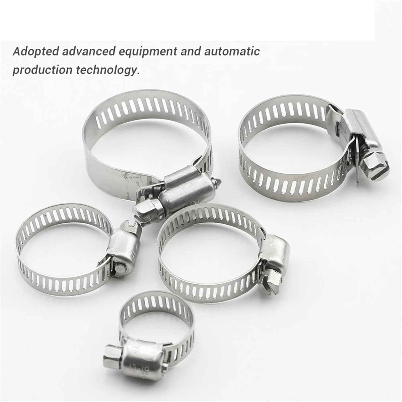 Kit di Fascette stringitubo, Fascetta stringitubo Regolabile in Acciaio Inossidabile, Misure Multiple, Confezione da 2, 5 e 10(18-32mm 5pcs)