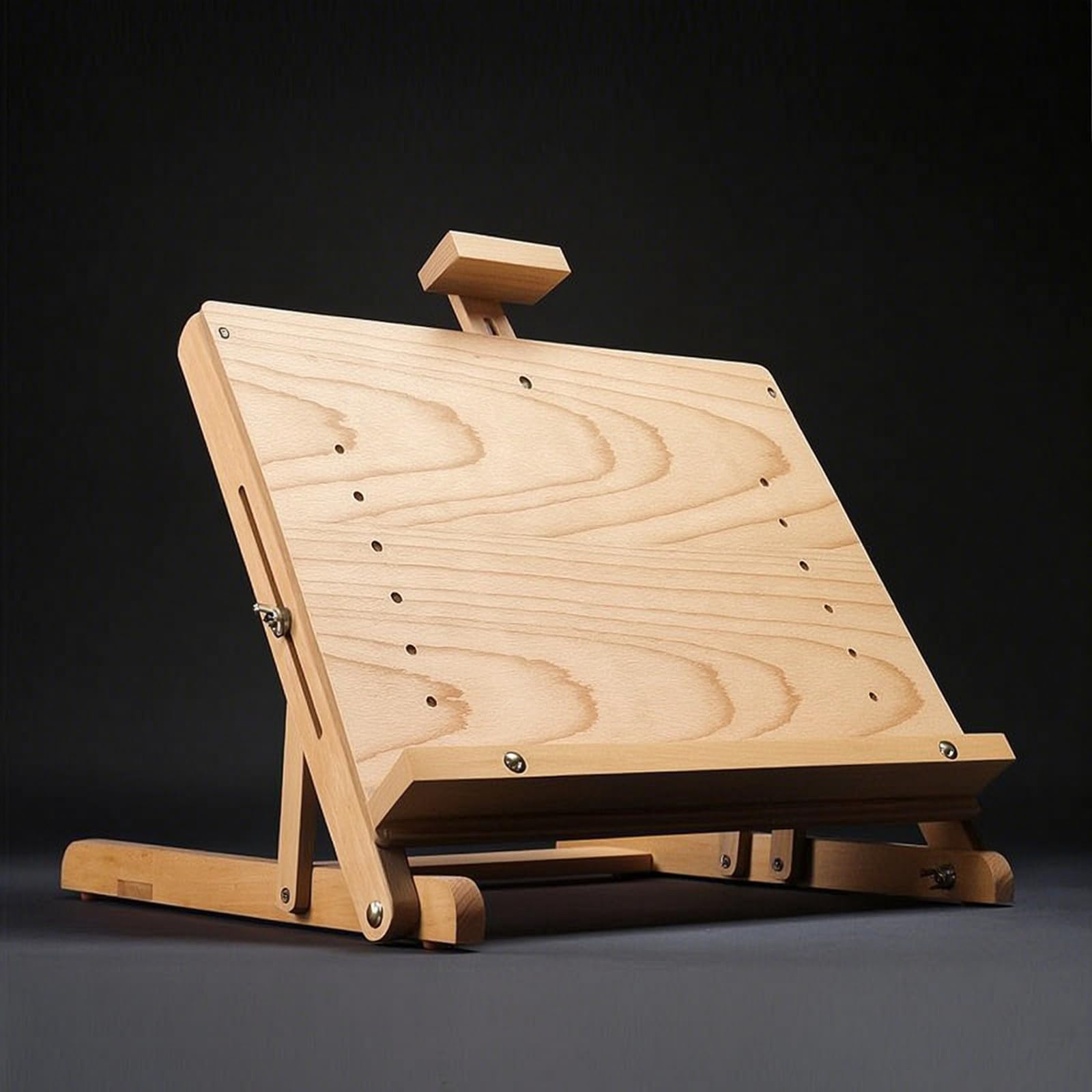 Gralara Caballete para Mesa Plegable Portátil Caballete con Soporte Ajustable Compacto para Artistas, Dibujantes, Taller