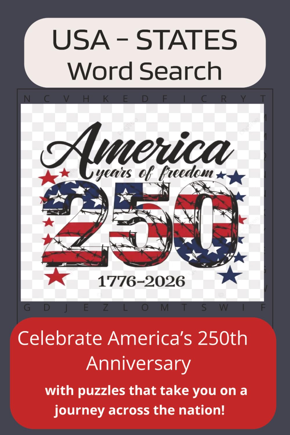 USA - States Word Search: Celebrate America's 250th Anniversary