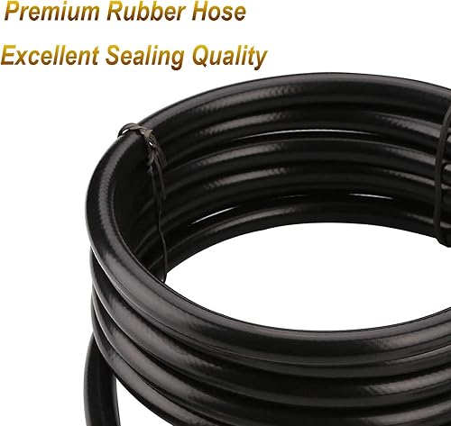 Miniatura 5 de WADEO Manguera de extensión de propano de 12 pies con conector hembra macho de 38 pulgadas, manguera larga de línea de gas de propano para parrilla