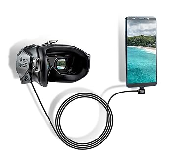 Careflection 1.2M Data Cable for DJI FPV - DJI Avata Drone : Goggle 2 / V2 (For iOS iPhone Lightening) Aluminum alloy connector Stable Race High Speed Stunt transmission-Tangle free:5 years Warranty