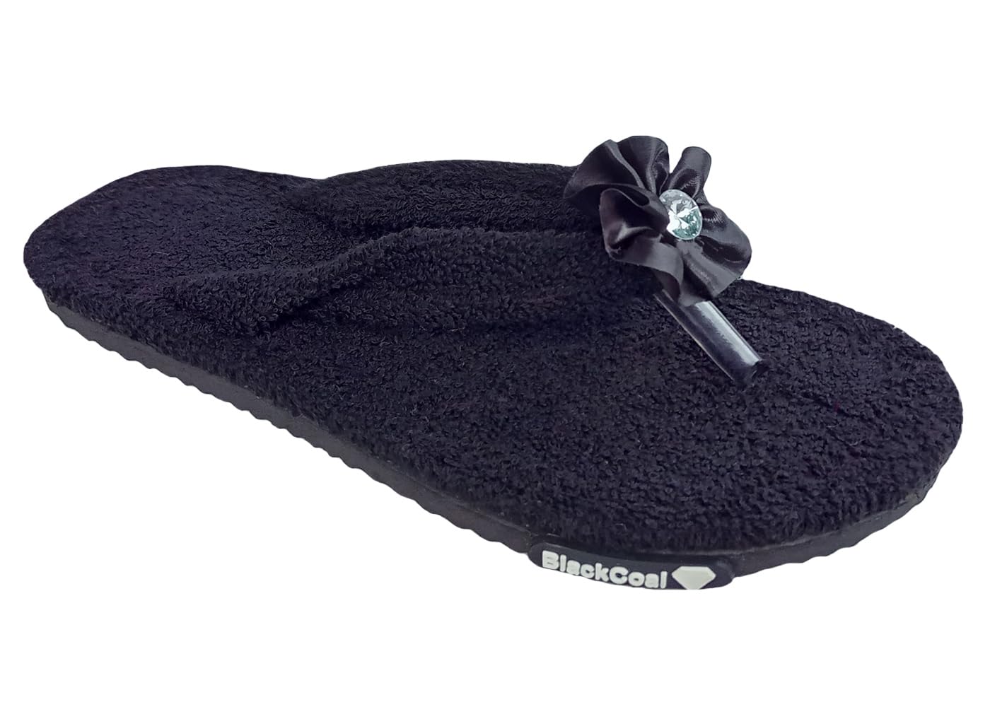 BlackCoal slippers for women flip flop for home indoor Casual carpet washable slides for ladies girls fashion flat (Black, 5) (B0CL31B77Y) Amazon Price History, Amazon Price Tracker