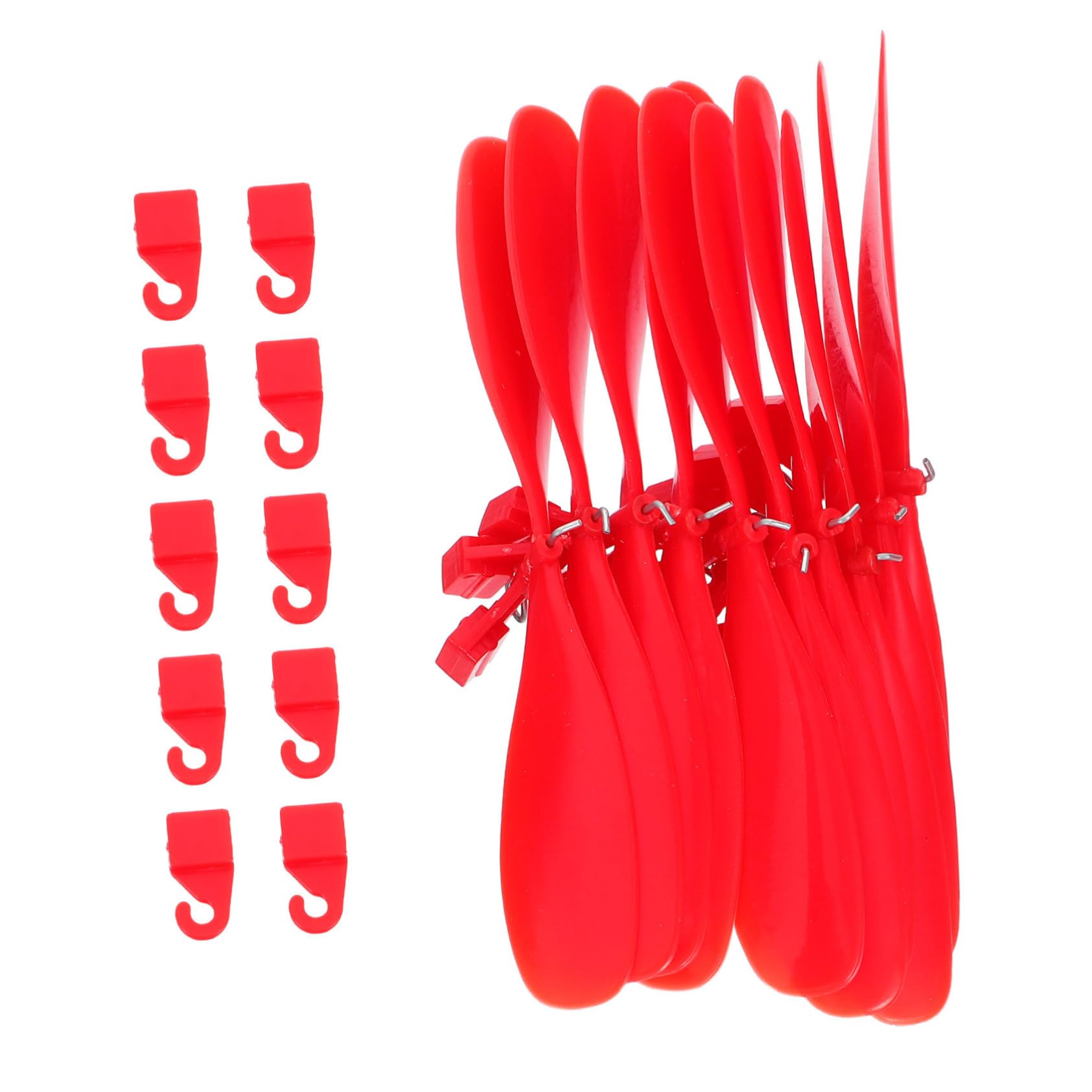 UTHCLO Lightweight Plastic Propeller Set for Model Airplanes Stem Activities DIY Science Projects -Resistant Blades with Tail Hooks for Educational Use