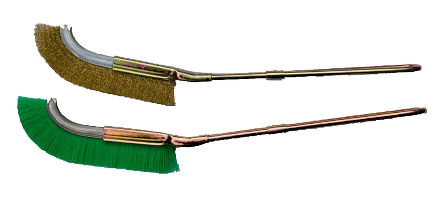 Lot de 2 brosses de nettoyage Bonsai Jin/(en nylon et en laiton)