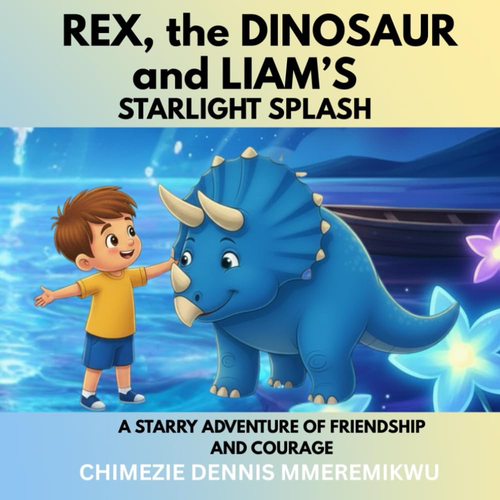 Rex, the Dinosaur and Liam's Starlight Splash: A Starry Adventure of Friendship and Courage