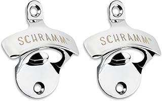 Schramm® 2 apribottiglie Staffa da Parete per Bottiglie di Birra Staffa da Parete apribottiglie Staffa da Parete apribottiglie Birra